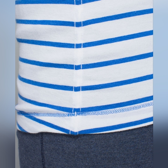 LULULEMON  Every Yogi Tee,Blue White Stripes, Small, EUC - Picture 10 of 10